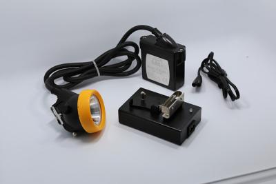 China Bright Cord LED Mining Cap Lamp , Portable Led Miner Lamp Long Life for sale