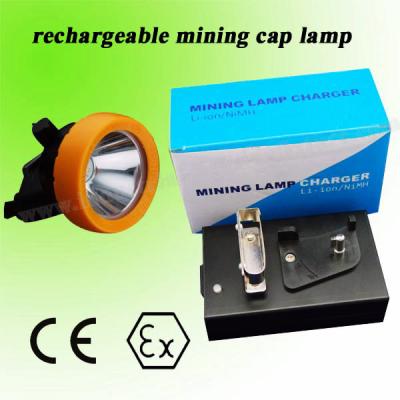 China Long Life Industrial 3.7V LED Mining Lights Cap Lamps ATEX For Highway / Tunnel for sale