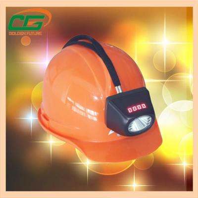 China Atex Approval Digital And Cordless Cree Mining Hard Hat LED Lights , Miner Helmet Light for sale