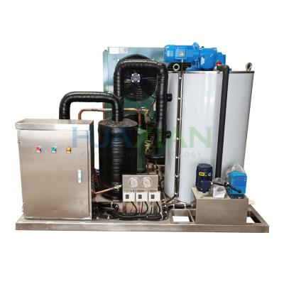 China 1~50 Ton Industrial Fresh Water Flake Ice Maker Machine for Ice Plant Factory Equipment for sale