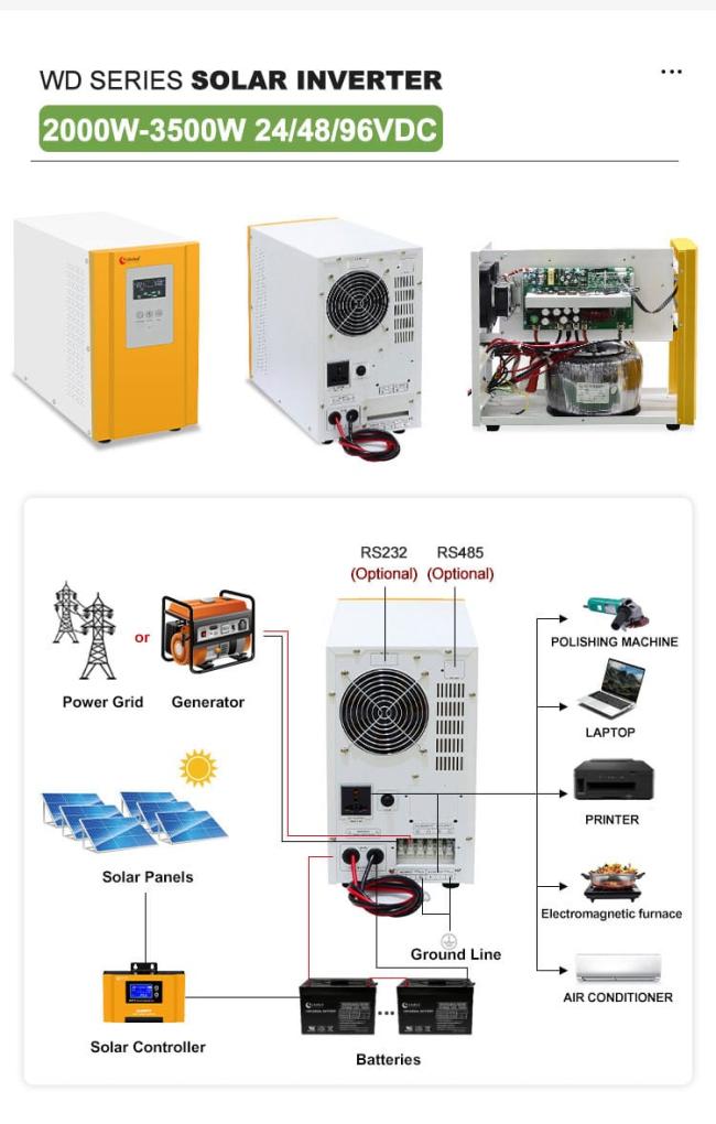 ups solar inverter 2000w 3000w 3500w