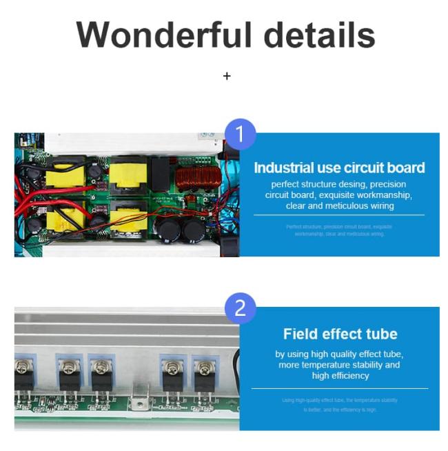 2500w pure sine wave inverter circuit board