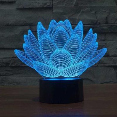 China Changeable USB 188mm 3D Led Illusion Lamp 3d Illusion Decorative Lights for sale