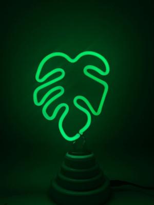 China Fig Leaf 6.5 KGs Neon Light Desk Lamp Logo Signage Letters for sale