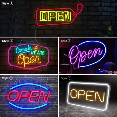 China 80ra Bar Led Neon Open Sign 300lm Light Up Open Sign Silicone Tube for sale