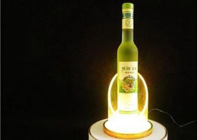China 23CM Bottle Glorifier Display Led Light Display Base Silk Printing for sale