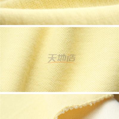China 320gsm 50%Para Aramid 50%meta aramid Knitted Fabric Cut Resistance Gloves for sale