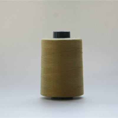 中国 縫うことのためのブラウン60TEXのメタAramidの縫う糸 販売のため