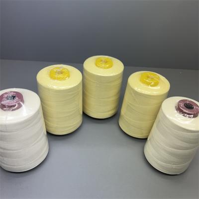 China EN469 Para Aramid Sewing Thread Raw Yellow With High Strength for sale