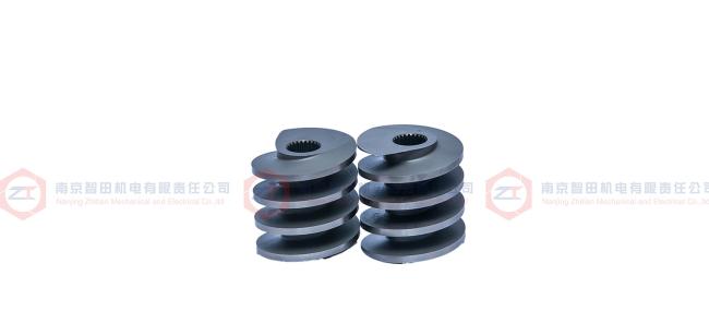 High-Precision 55 Slotted Side Feed Screw Segment for Extrusion Line