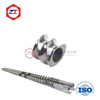 China W6Mo5Cr4V2 Extrusion Screw Manufacturer Twin Screw Extruder Spare Parts Elements For WP And STS Machine for sale