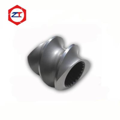 China Elemento de tornillo Covey de 62,4 mm de diámetro exterior Resistencia a la corrosión de color metálico Elementos de tornillo de tamaño compacto para extrusora de plástico en venta