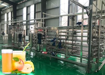 China Termine la cadena de producción del jugo de la manzana y de la pera maquinaria automática llena de la planta de tratamiento en venta