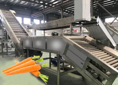 Chine Tension 220V/380V d'équipement de transformation de légumes de carotte de conception modulaire à vendre