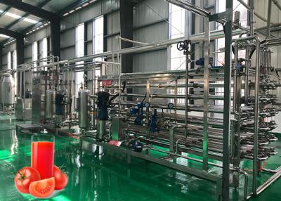 China Linha de produção máquina da pasta de tomate da eficiência elevada da esterilização da pasta de tomate à venda