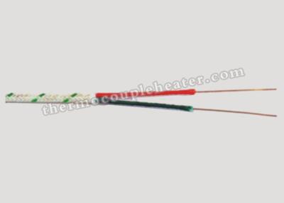 China E / T/N /S/tipo cable compensador de J/de K del termopar con la chaqueta de la fibra de vidrio en venta