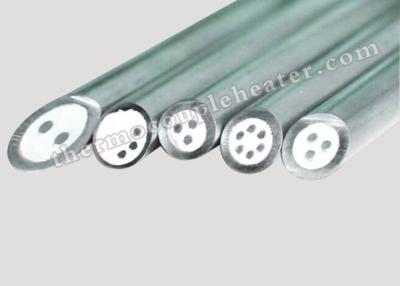 China Type T Mineral Insulated Thermocouple Cable 12.7mm Triplex Inconel Sheathed for sale