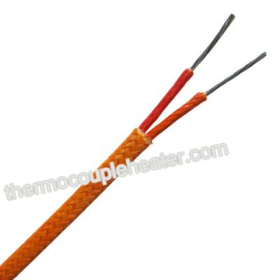 China High temperature thermocouple compensating wire , Fiberglass / SS Braided materials for sale