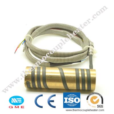 China Brass Nozzle Spring Coil Heaters For Hot Runner System With Thermocouple J for sale