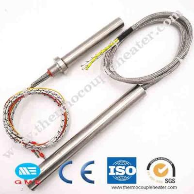 China MgO Insulation Immersion Cartridge Heater With Screw Threaded Fitting for sale