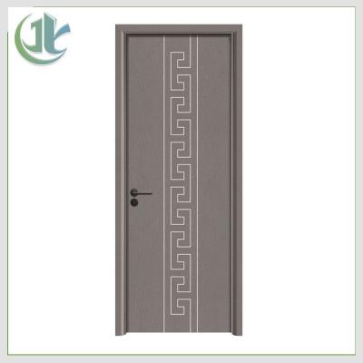 China Termite Proof Waterproof WPC Bathroom Doors Wood Fiber Painting Finish Surface for sale
