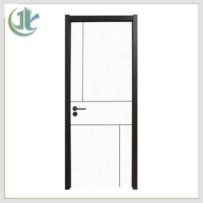 China Plain Flush Hollow Core Interior Door , Mould Proof White WPC Doors for sale