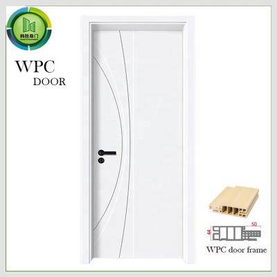 China Portas interiores de pintura resistentes da térmita, portas do OEM Wpc do CE para Pooja Room à venda