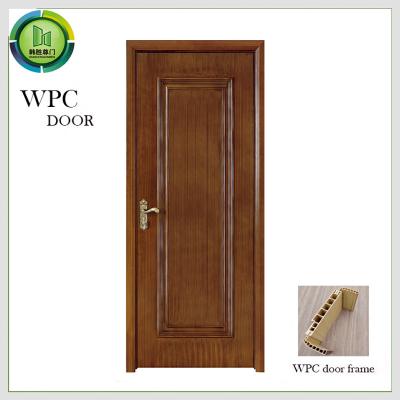 Chine Preuve de termite de portes de Wpc de plaine d'OEM WPC, porte simple en bois solide pour la villa à vendre