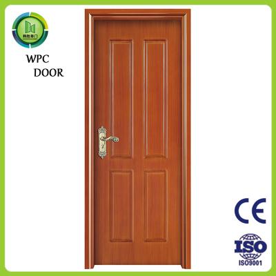 China Soundproof Residential WPC Plain Door Termite Resistant Composite Villa Use for sale