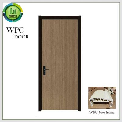 China Fire Rated Interior WPC Wood Door Moisture Resistant SGS Certified for sale