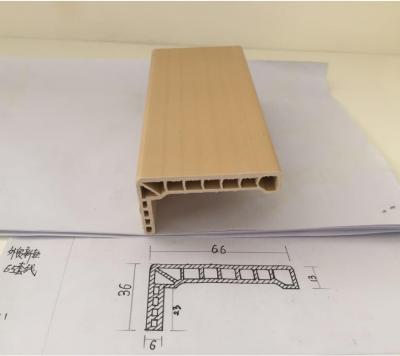 China Uso residencial del marco del aislamiento sano del arquitrabe del marco de puerta de Israel WPC en venta