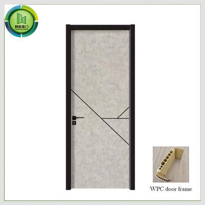 China Durable Fire Rated UPVC Internal Doors Residential Termite Resistant for sale