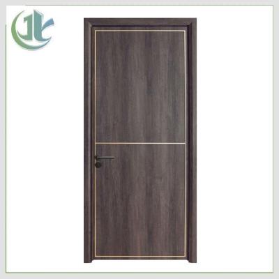 China 2100*800*45mm Sound Reduction Insect Proof WPC Interior Doors Paint Free for sale