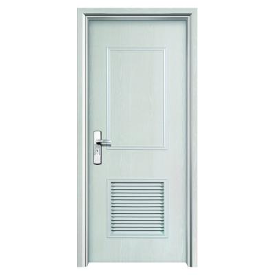 China Juye WPC Glass Door Interior Doors Waterproof and Fire Resistant for Bathroom for sale