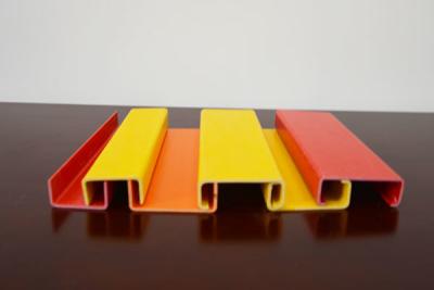 China Customized FRP Pultruded Profiles C Shape Excellent Impact Resistance,Multicolor Pultruded Frp C Channels for sale