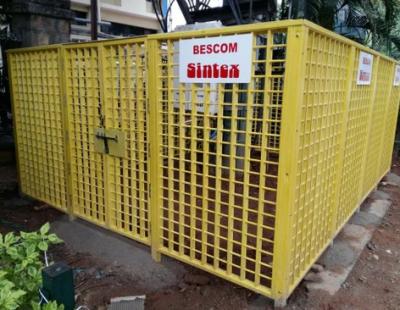 China Prefabricated Web Protection FRP Fencing Customized Height Easy Install for sale