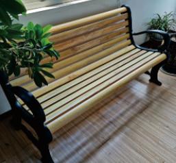 China Civil Engineering Wood Colour FRP Chairs FRP Benches For Garden,Outdoor metal bench for sale