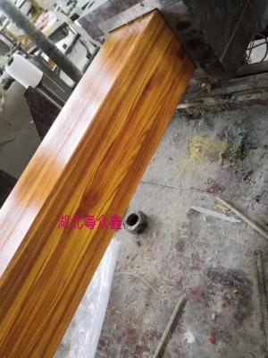 China Walnut Wood Colour FRP Pultruded Tube Non Magnetic Easy To Install for sale