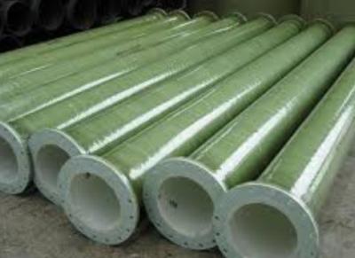 China High Thermal Resistant FRP Round Tube Air Duct Pipe For Environment Protection for sale