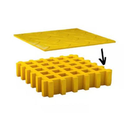 Китай ФРП решетчатый шаблон покрытия пластинки ФРП решетки пластинки тротуарной решетки для напольных панелей продается