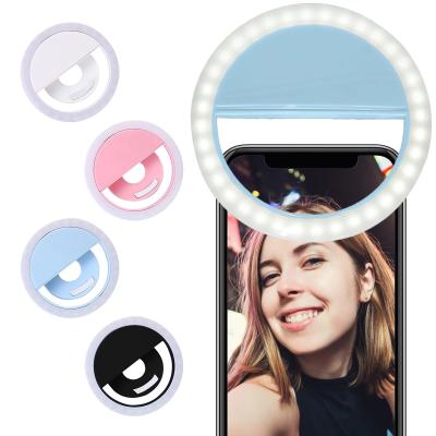 China Hot Sale Super Low Price Mini Selfie Ring Light Factory Direct Sale Mobile Phone Ring Light for sale
