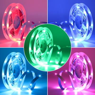China Factory Selling 12V led rgb strip lamp SMD 3535 ip20 waterproof LED RGB Smart Strip Lights for sale