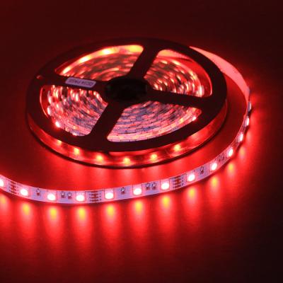 China 12V 7.2W/Meter White Panel cob strip lamp Under Cabinet and Bedroom Flexible 5050 RGB LED Light Strip for outdoor for sale