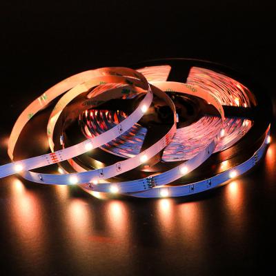 China 12V 14.4W/Meter White Panel High Brightness SMD 5050 RGB LED Light Strip for Stairs and Kitchen for sale