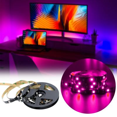 China 5V TV Background strip light SMD5050 LED 1M/2M/5M Flexible RGB Strip Lamp for home à venda