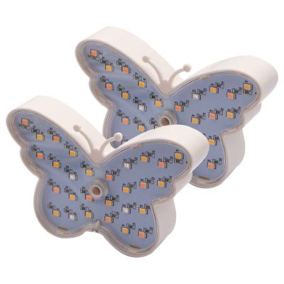 China 5V Cute and High Brightness Butterfly Type USB LED Plant Grow Light with Timer for Flower Growing and Decoration for sale