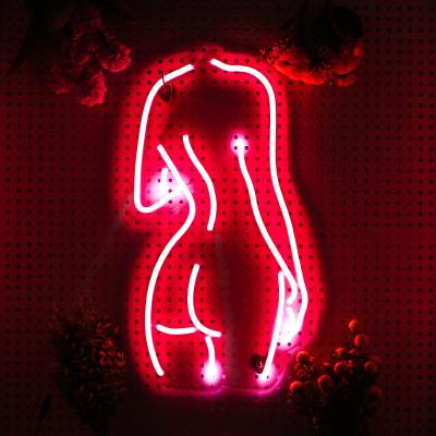 Chine Wall-mounted acrylic waterproof led custom body neon sign for bedroom à vendre