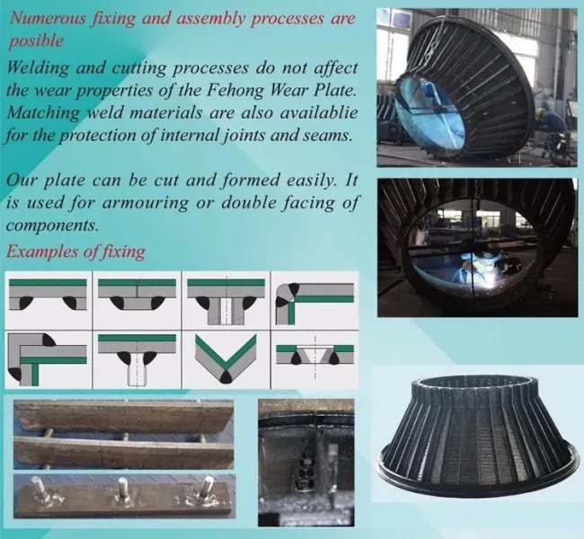 Hardfacing Bimetal Wear Resistant Steel Plate Rio Carb Composite Wear Resistant Steel Plate