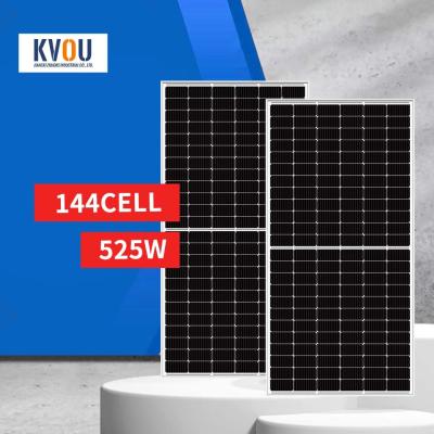 China On / Off Grid Solar System Monocrystalline 525W Solar Panel Roof Installation for sale
