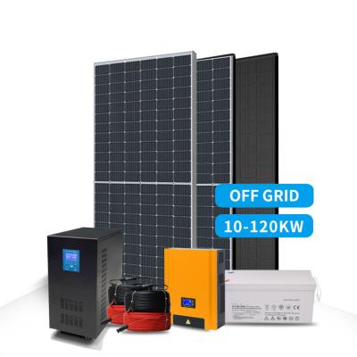 China Farm Etc 5kw 10kw 15kw Solar Power System Off grid panel kit for sale